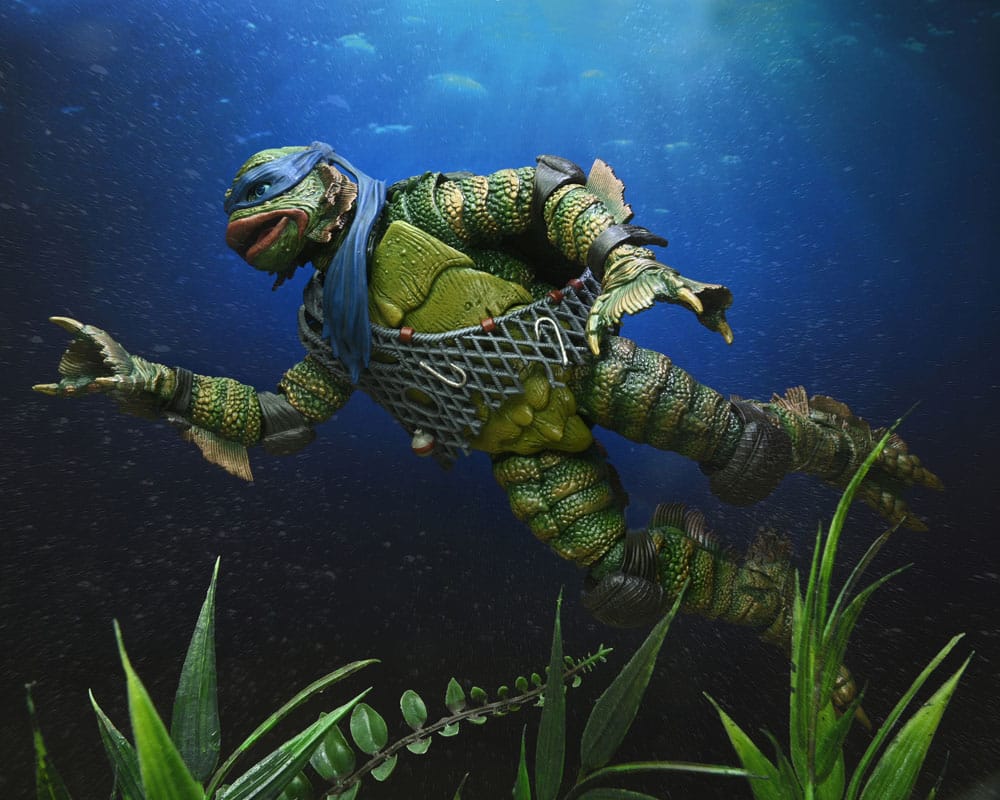 Universal Monsters/Teenage Mutant Ninja Turtles figurine Leonardo as the Creature 18 cm
