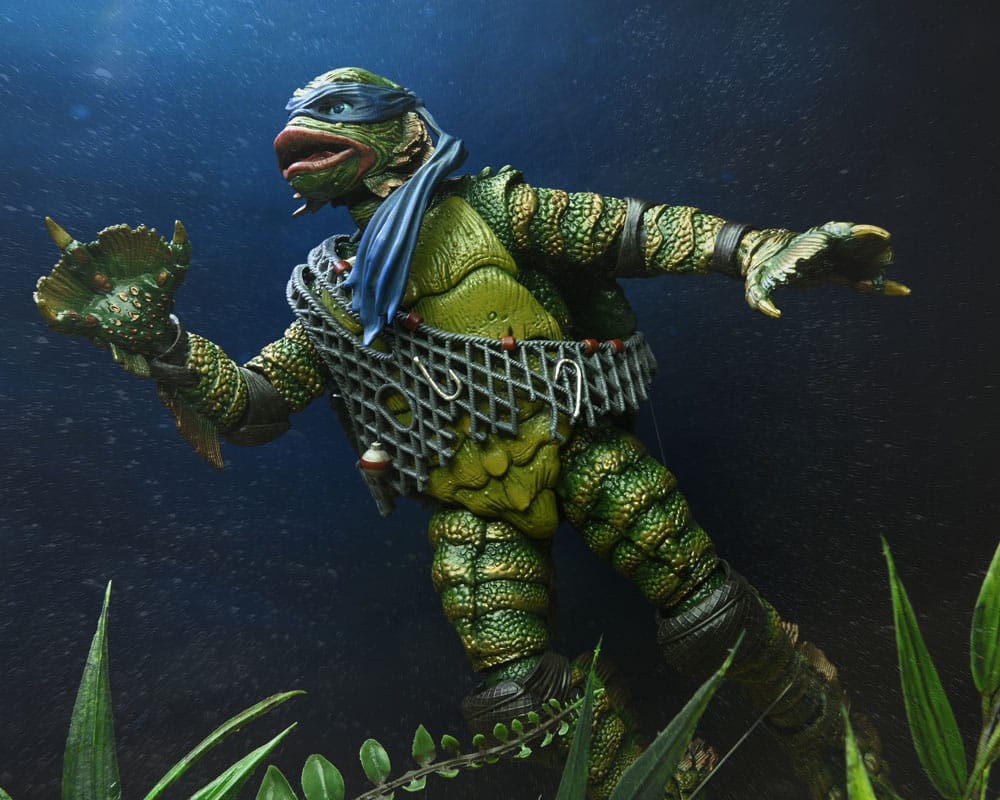 Universal Monsters/Teenage Mutant Ninja Turtles figurine Leonardo as the Creature 18 cm