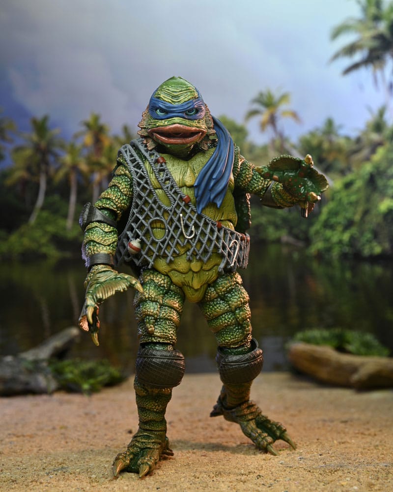 Universal Monsters/Teenage Mutant Ninja Turtles figurine Leonardo as the Creature 18 cm