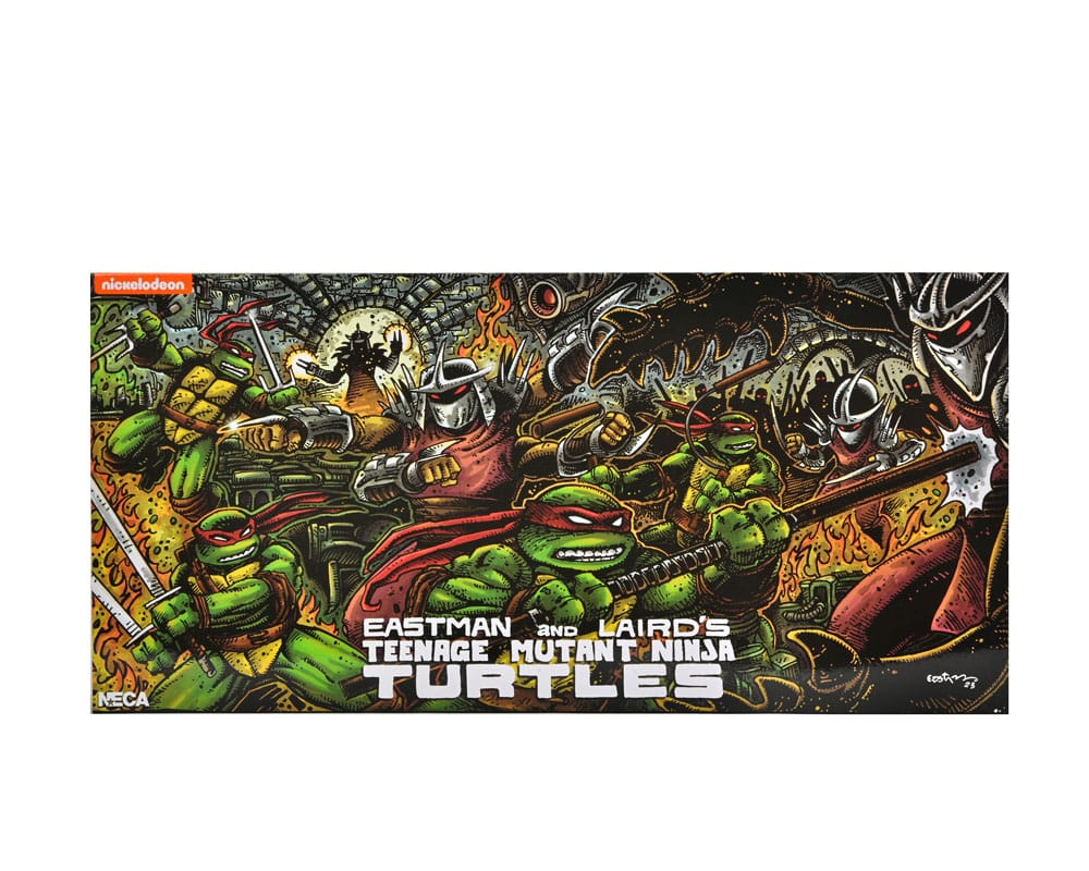 Teenage Mutant Ninja Turtles (Mirage Comics) pack 4 figurines Leonardo, Raphael, Michelangelo, Donatello 18 cm