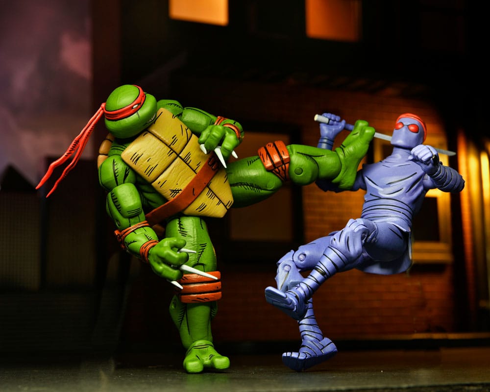 Teenage Mutant Ninja Turtles (Mirage Comics) pack 4 figurines Leonardo, Raphael, Michelangelo, Donatello 18 cm
