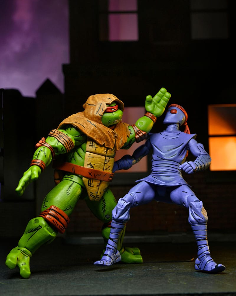 Teenage Mutant Ninja Turtles (Mirage Comics) pack 4 figurines Leonardo, Raphael, Michelangelo, Donatello 18 cm
