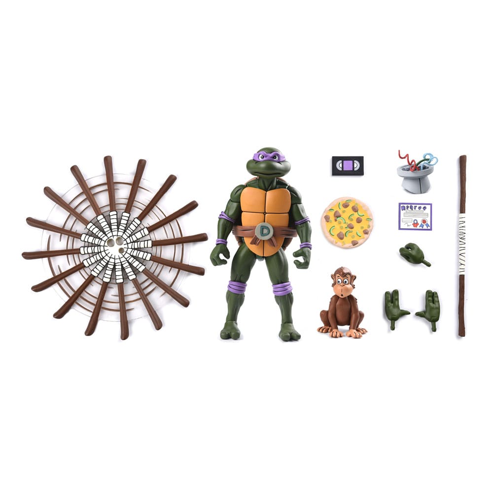 Teenage Mutant Ninja Turtles (1987 Cartoon) figurine Ultimate Donatello (VHS) 18 cm