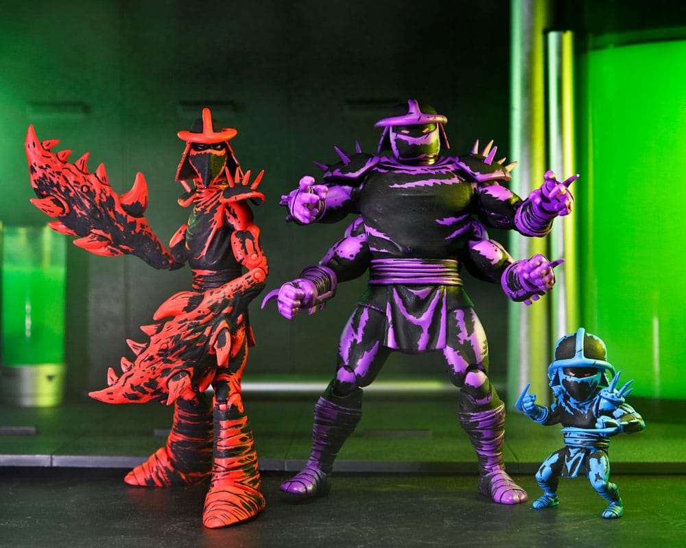 Teenage Mutant Ninja Turtles (Mirage Comics) figurines Shredder Clones Box Set 18 cm