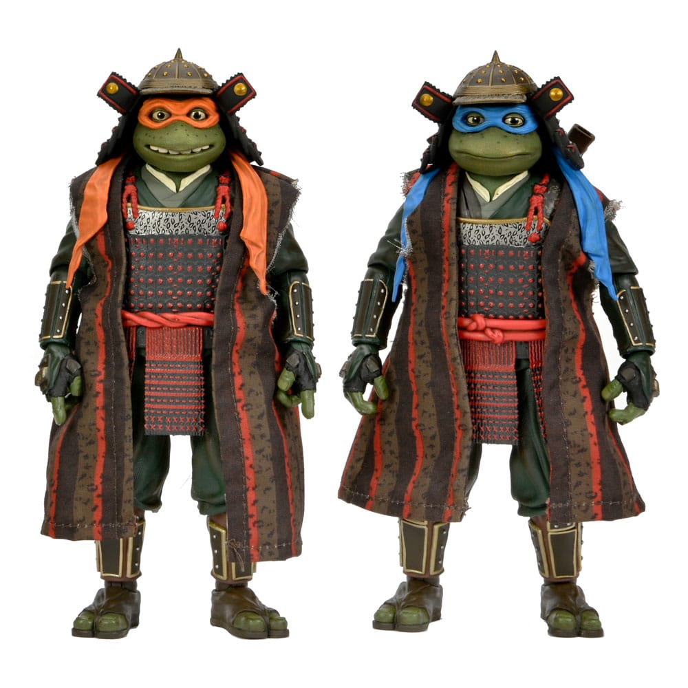 Les Tortues Ninja 3 2-Pack figurines Leonardo & Michelangelo 18 cm