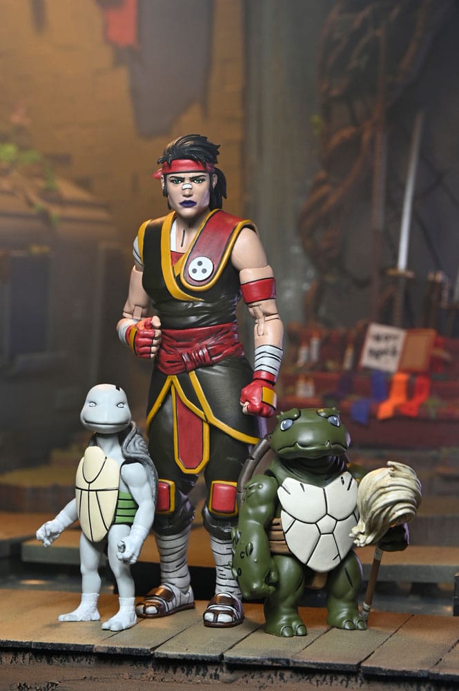 Teenage Mutant Ninja Turtles: The Last Ronin figurine Handyman Ultimate Casey Marie with Baby Odyn & Uno 17 cm