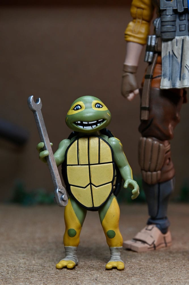 Tortues Ninja (The Last Ronin The Lost Years) figurine Synja Grammy April with Baby Yi & Moja 18 cm