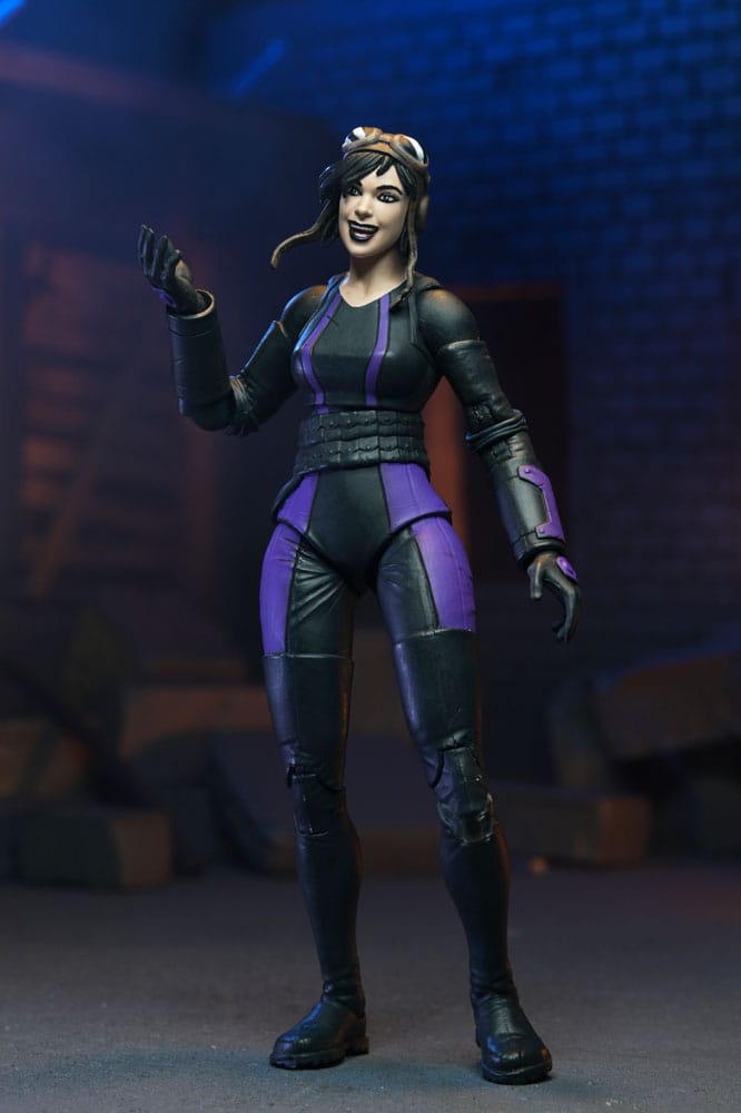 Tortues Ninja (The Last Ronin The Lost Years) figurine Casey Marie with Last Ronin Motorcycle 18 cm