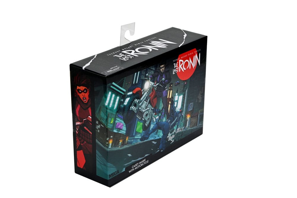 Tortues Ninja (The Last Ronin The Lost Years) figurine Casey Marie with Last Ronin Motorcycle 18 cm