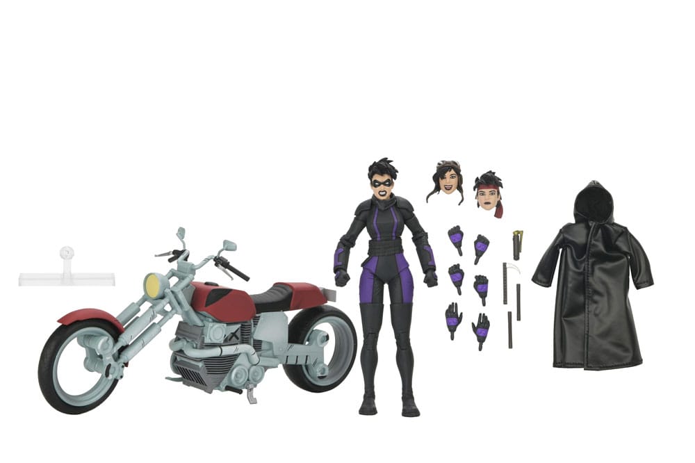 Tortues Ninja (The Last Ronin The Lost Years) figurine Casey Marie with Last Ronin Motorcycle 18 cm