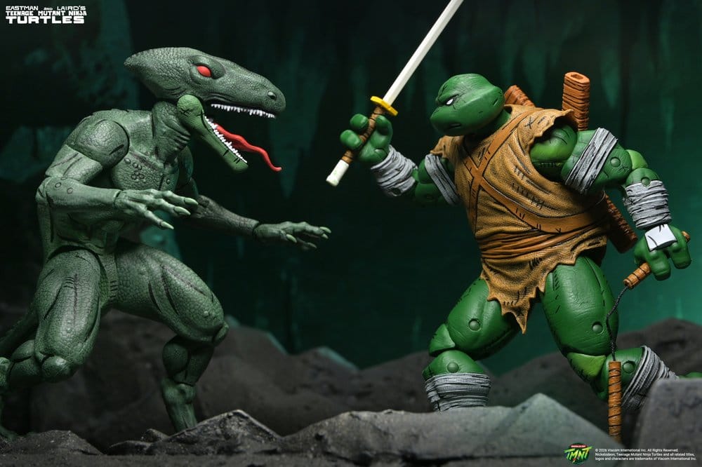 Teenage Mutant Ninja Turtles (Mirage Comics) pack 2 figurines Daimyo Orkai & Raptor 18 cm