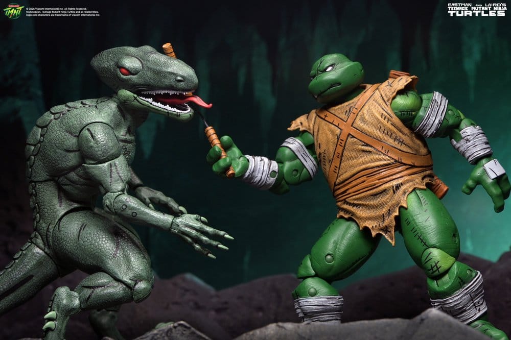 Teenage Mutant Ninja Turtles (Mirage Comics) pack 2 figurines Daimyo Orkai & Raptor 18 cm