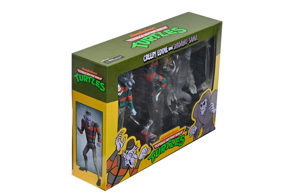 Teenage Mutant Ninja Turtles: Saturday Morning Adventures 2-Pack figurines Creepy Eddie & Shibano-Sama 17 cm
