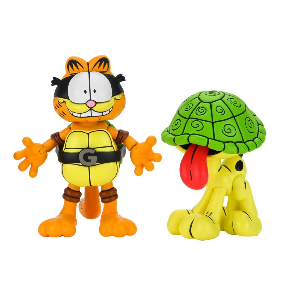 Teenage Mutant Ninja Turtles (Archie Comics) x Garfield 2 pack figurine Ultimate Garfello & Odie 10 cm