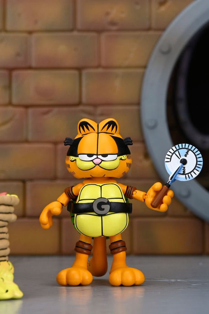 Teenage Mutant Ninja Turtles (Archie Comics) x Garfield 2 pack figurine Ultimate Garfello & Odie 10 cm