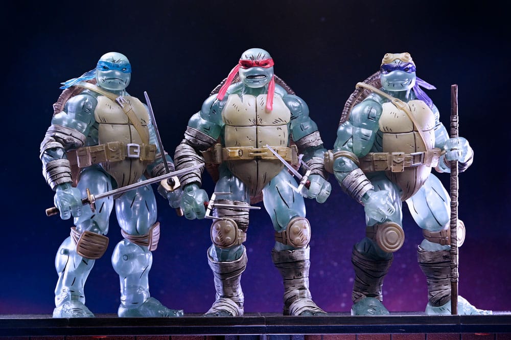 Tortues Ninja (The Last Ronin) pack 3 figurines Ghost Brothers 18 cm