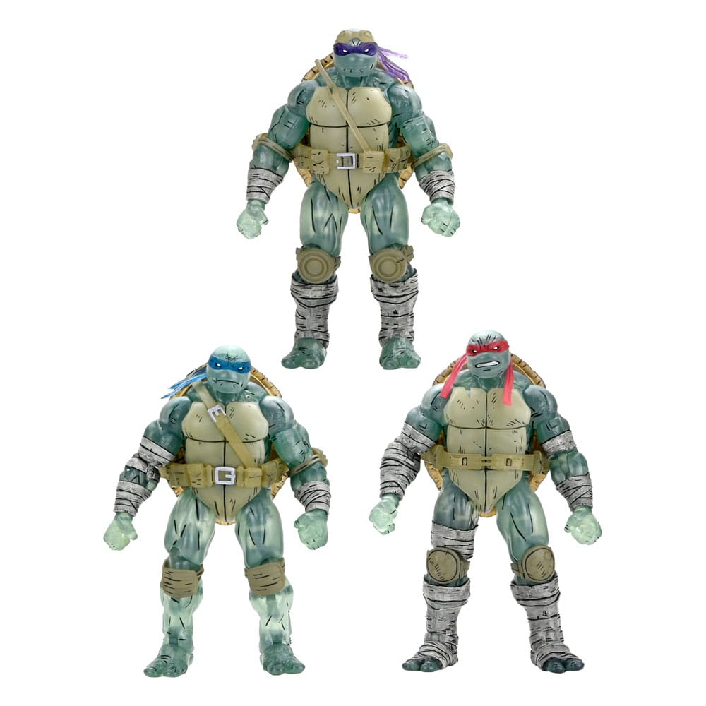 Tortues Ninja (The Last Ronin) pack 3 figurines Ghost Brothers 18 cm