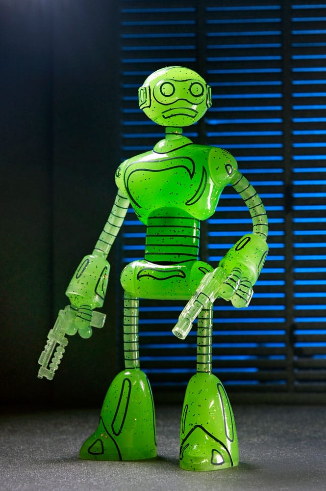 Tortues Ninja (Mirage Comics) figurine Transmat Fugitoid GID 18 cm