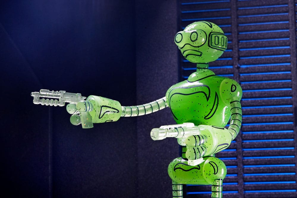 Tortues Ninja (Mirage Comics) figurine Transmat Fugitoid GID 18 cm