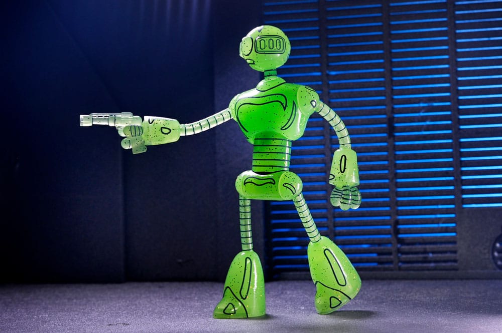 Tortues Ninja (Mirage Comics) figurine Transmat Fugitoid GID 18 cm