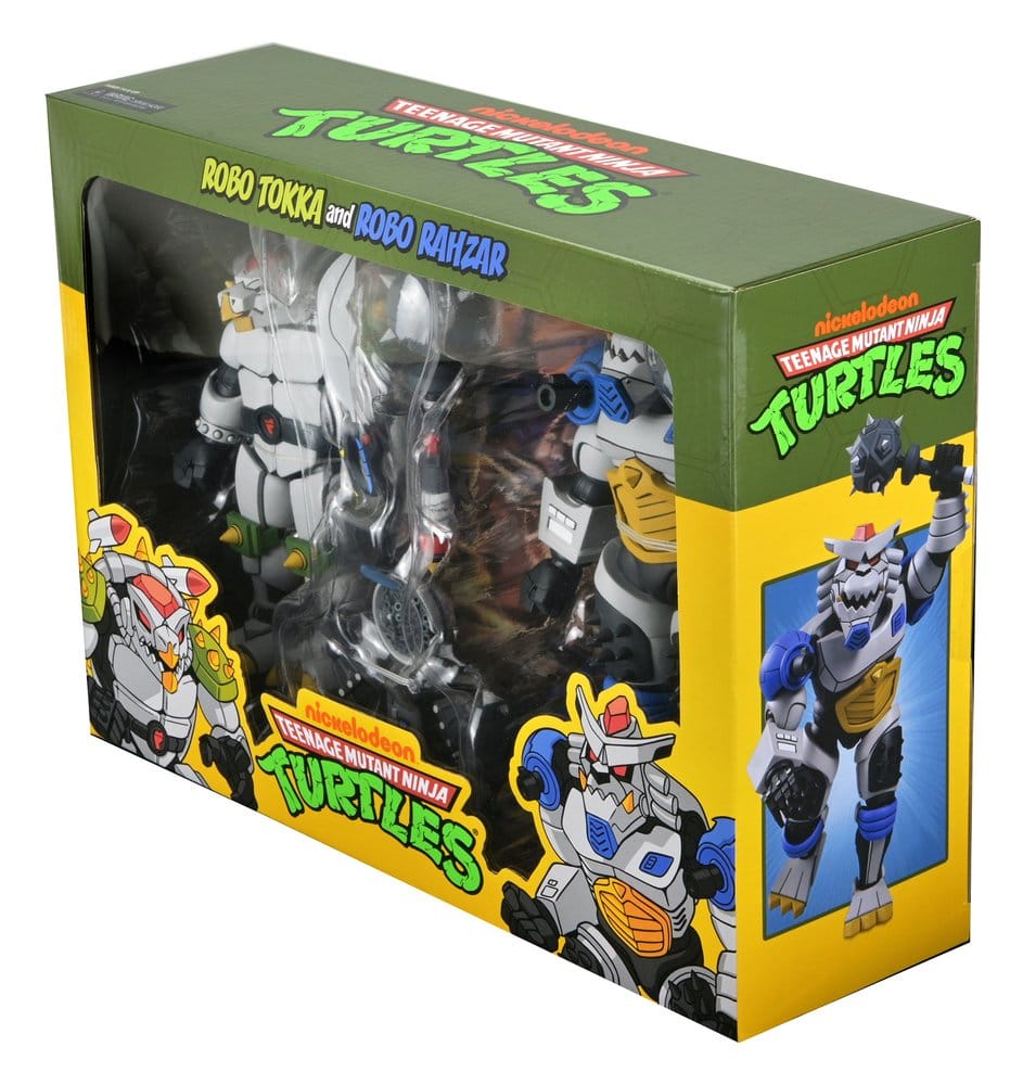 Teenage Mutant Ninja Turtles (1987 Cartoon) pack 2 figurines Robo Tokka and Rahzar 18 cm