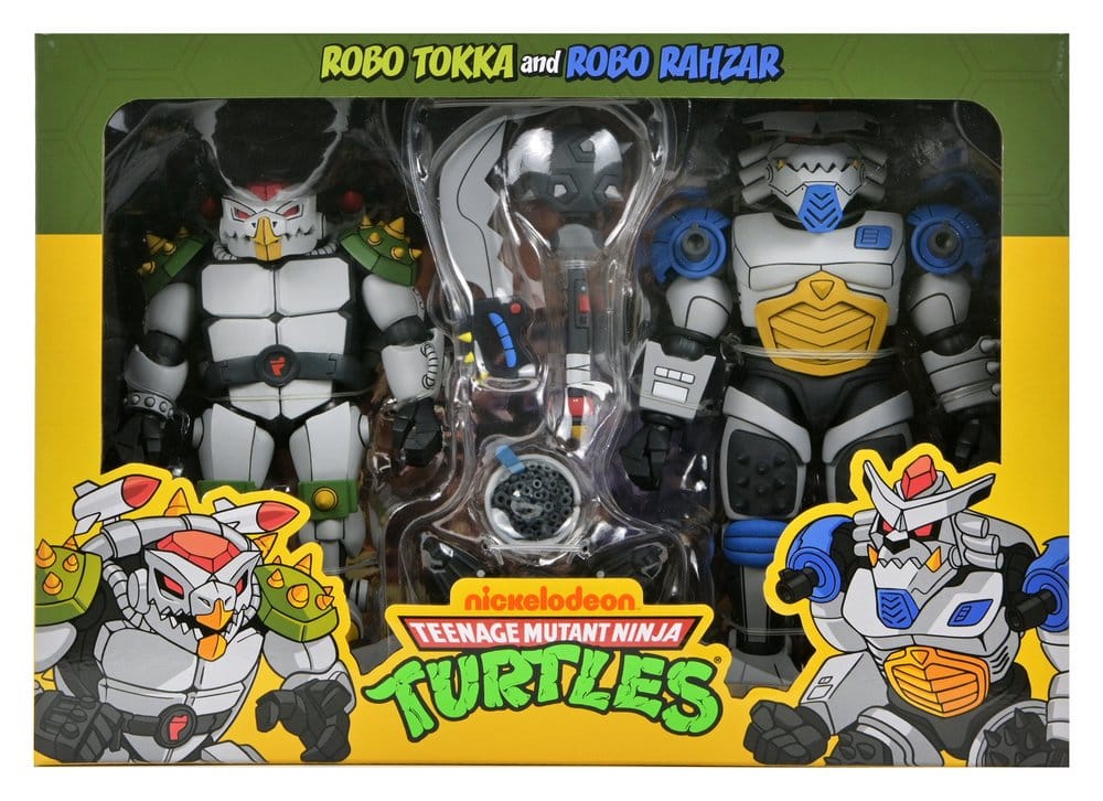 Teenage Mutant Ninja Turtles (1987 Cartoon) pack 2 figurines Robo Tokka and Rahzar 18 cm