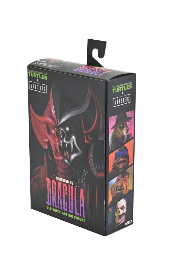 Tortues Ninja x Universal Monsters figurines Shredder as Dracula Classic Colors 18 cm