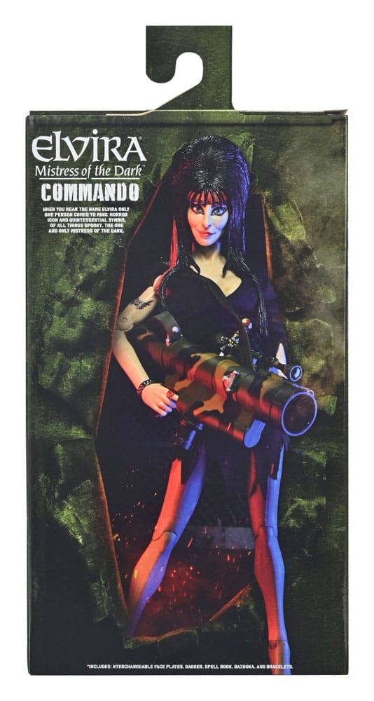 Elvira, maîtresse des ténèbres figurine Clothed Commando Elvira 20 cm