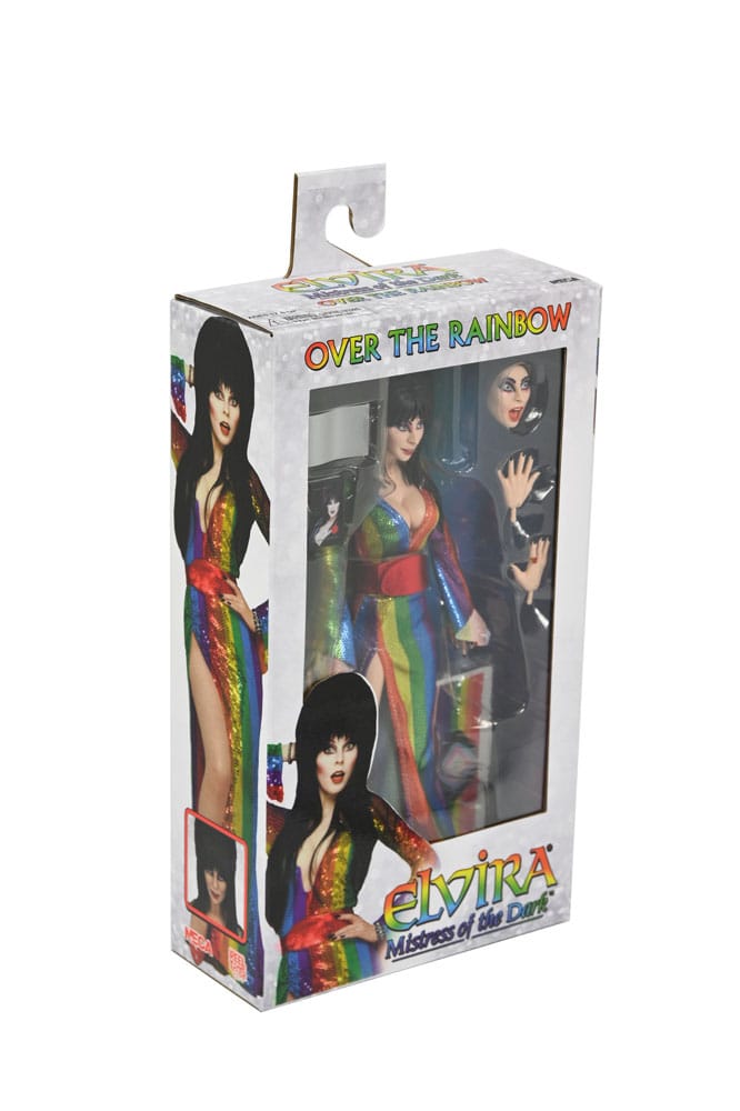 Elvira, Mistress of the Dark figurine Clothed Over the Rainbow Elvira 20 cm