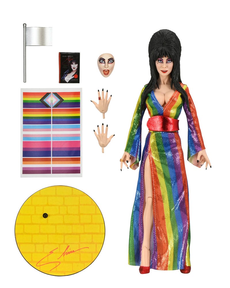 Elvira, Mistress of the Dark figurine Clothed Over the Rainbow Elvira 20 cm