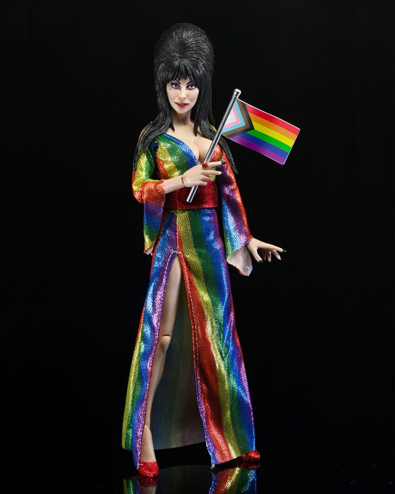 Elvira, Mistress of the Dark figurine Clothed Over the Rainbow Elvira 20 cm
