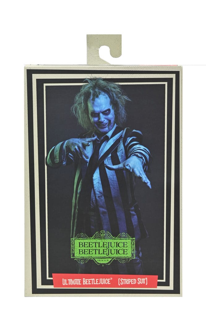 Beetlejuice Beetlejuice figurine 7 Scale Ultimate Striped Suit Beetlejuice 18 cm