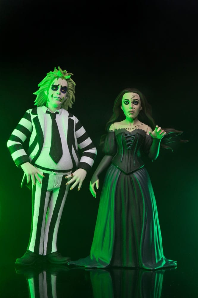 Beetlejuice Beetlejuice pack 2 figurines Toony Terrors Beetlejuice & Delores 15 cm