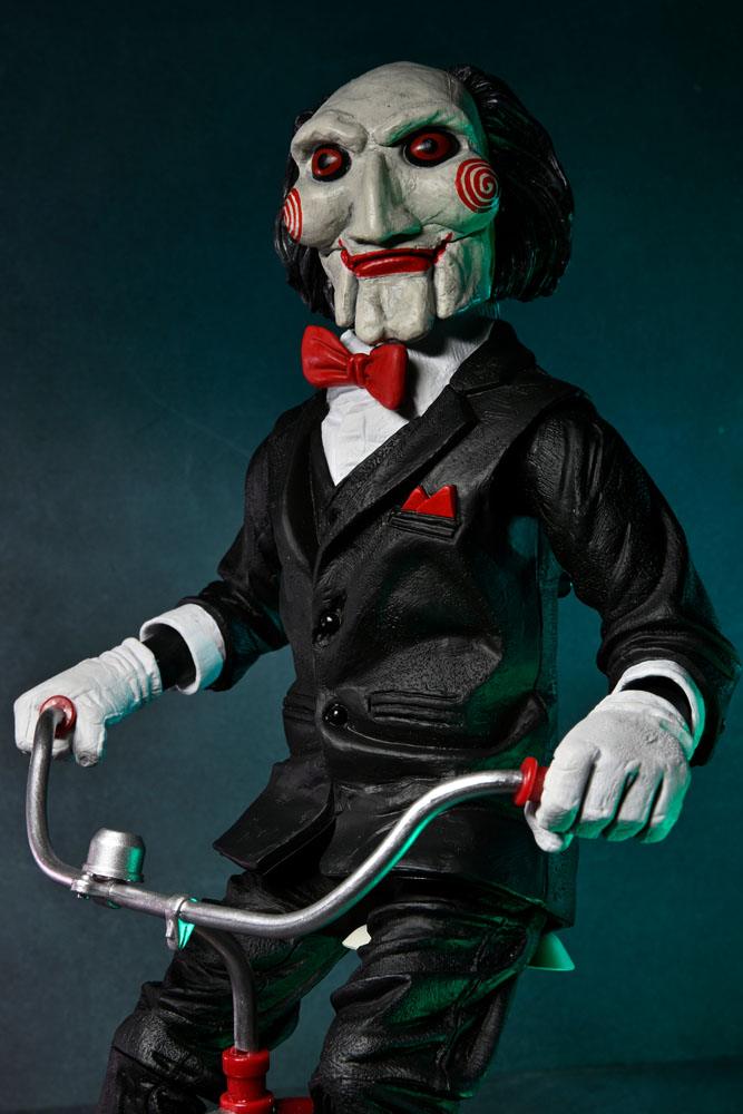 Saw figurine sonore Billy with Tricycle 30 cm