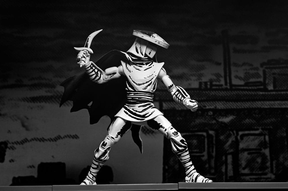 Teenage Mutant Ninja Turtles figurine Elite Foot Ninja Guard Black & White 18 cm