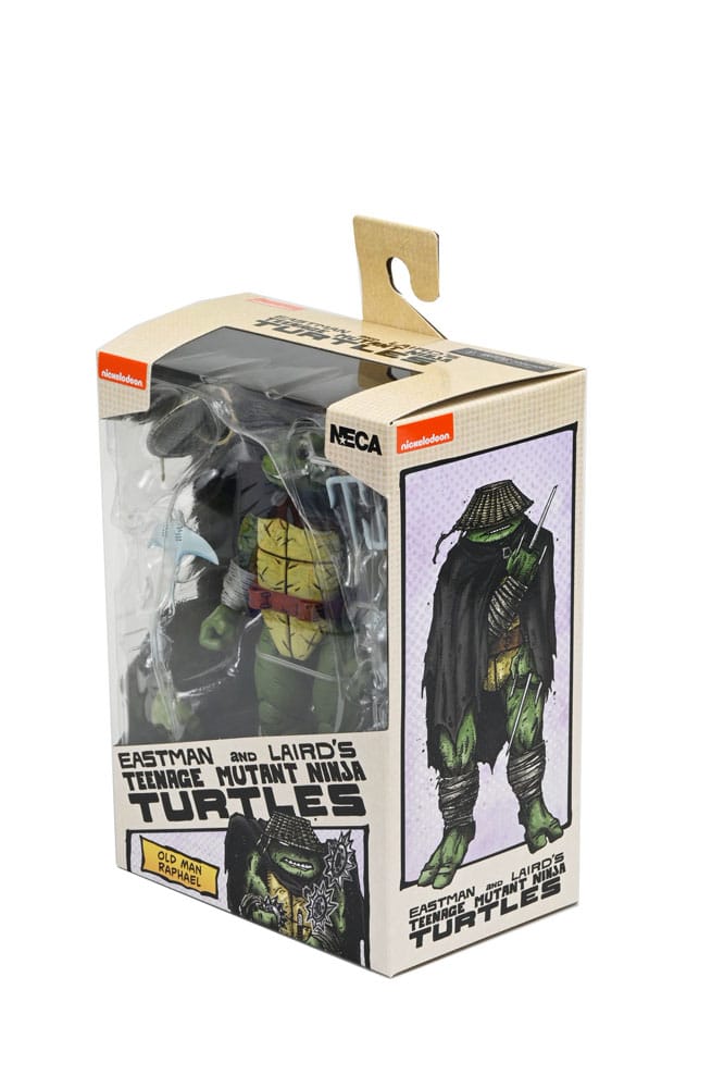 Tortues Ninja figurine Handyman Old Man Raphael 18 cm