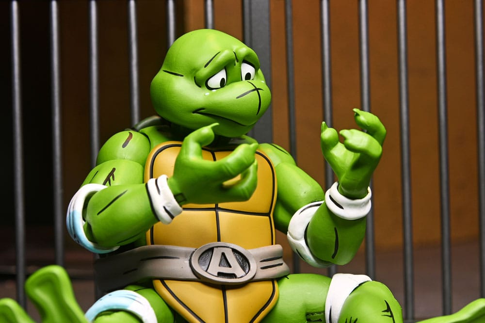 Tortues Ninja figurine Handyman April as the 5th Turtle 18 cm