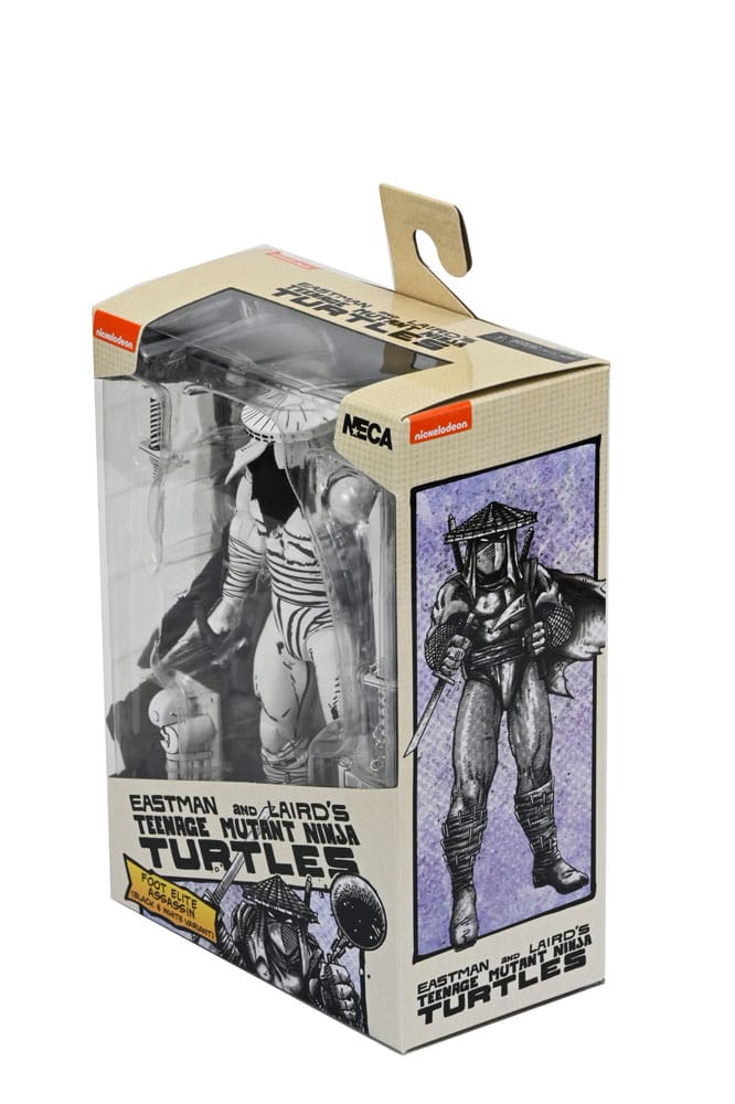 Teenage Mutant Ninja Turtles figurine Foot Assassin Black and White 18 cm
