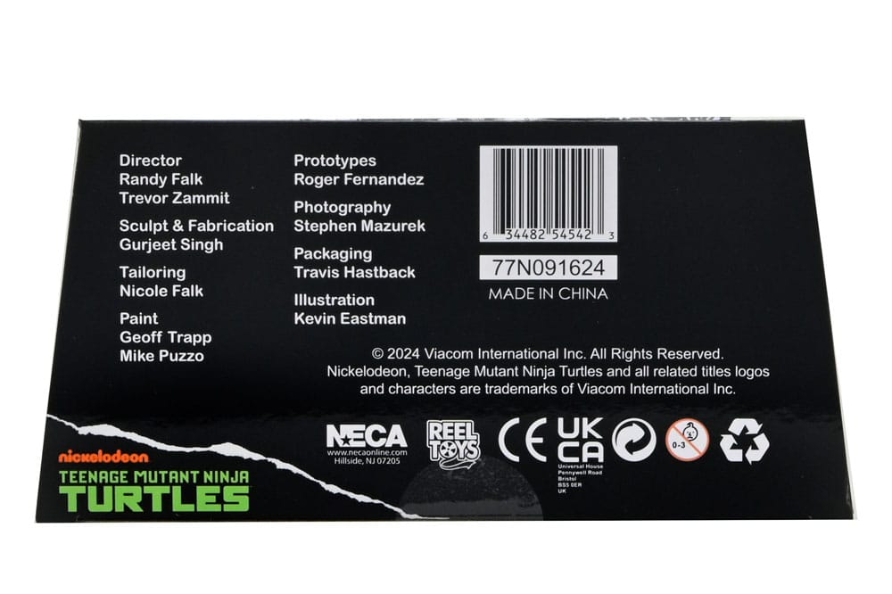 Teenage Mutant Ninja Turtles figurine Foot Assassin Black and White 18 cm