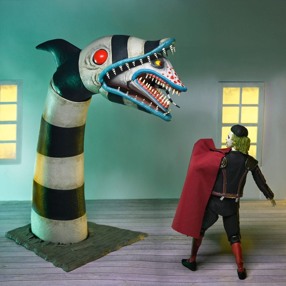 Beetlejuice Beetlejuice pack de 2 figurines Ultimate "Matador" Beetlejuice and Sandworm 18 cm
