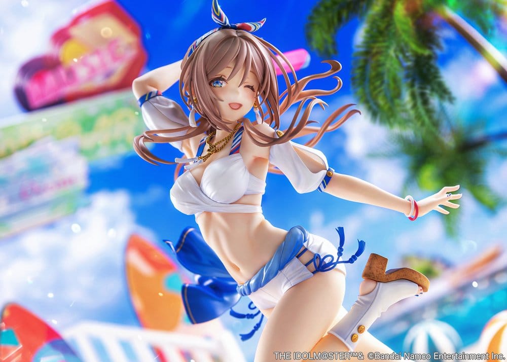 The Idolmaster Gakuen figurine PVC 1/7 Himesaki Rinami Kimi to Semi Blue Ver. With Bonus 27 cm