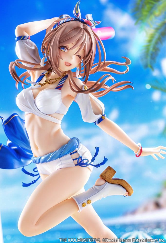 The Idolmaster Gakuen figurine PVC 1/7 Himesaki Rinami Kimi to Semi Blue Ver. 27 cm