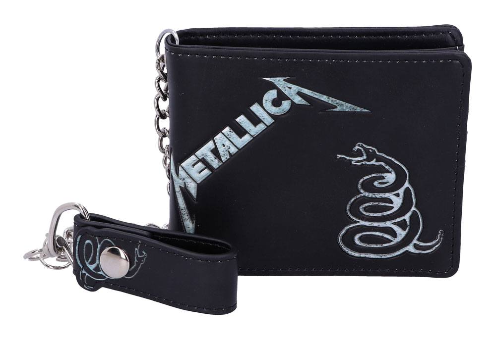 Metallica - Portefeuille avec chaîne "Black Album"