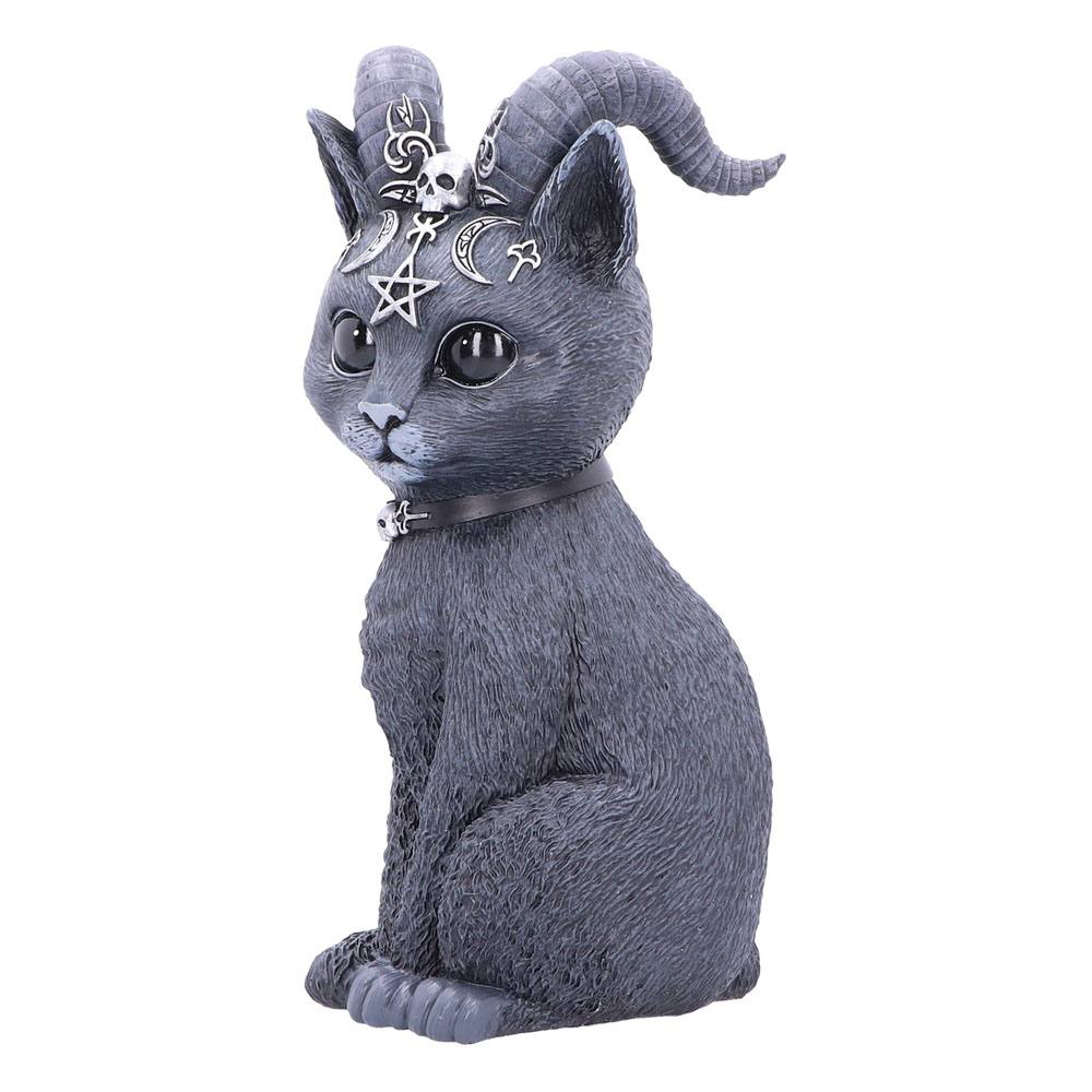 Pawzuph - Figurine de chat cornu occulte 26.5cm