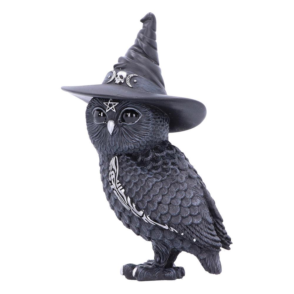 Owlocen - Figurine de hibou occulte avec chapeau de sorcières 13.5cm