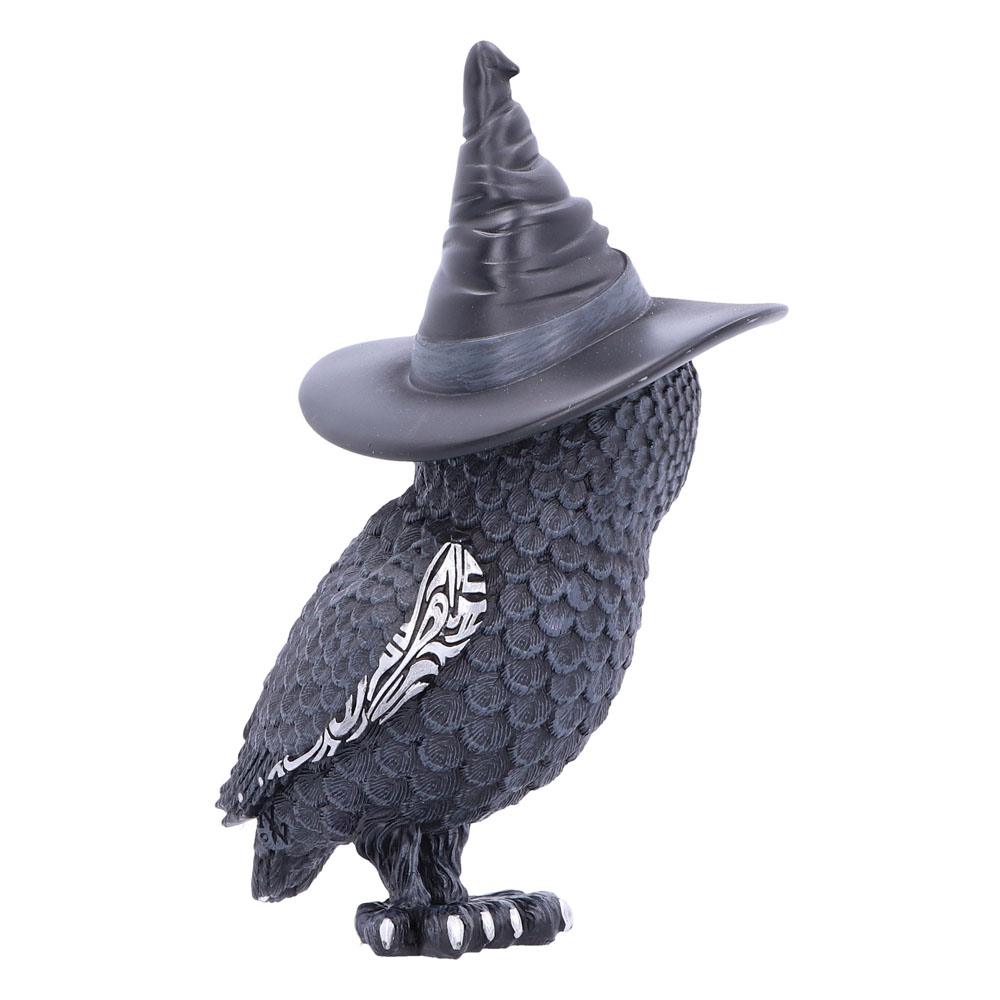 Owlocen - Figurine de hibou occulte avec chapeau de sorcières 13.5cm