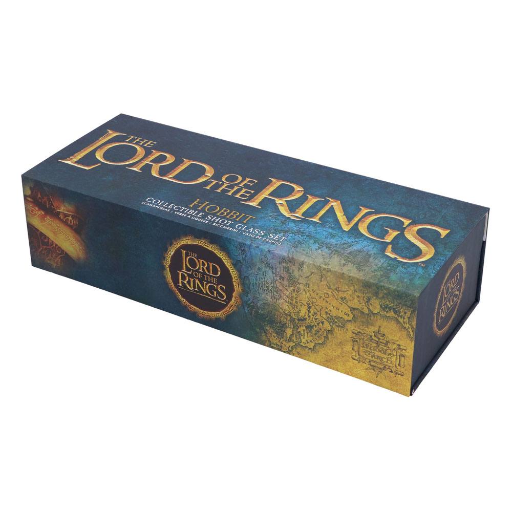 Le Seigneur des Anneaux Set 4 verres à shot Hobbits