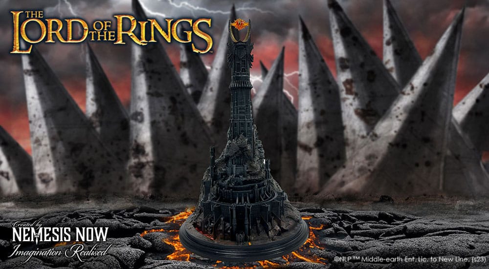 Nemesis Now - Le Seigneur des anneaux - Brûleur d'Encens Barad Dur 26.5cm