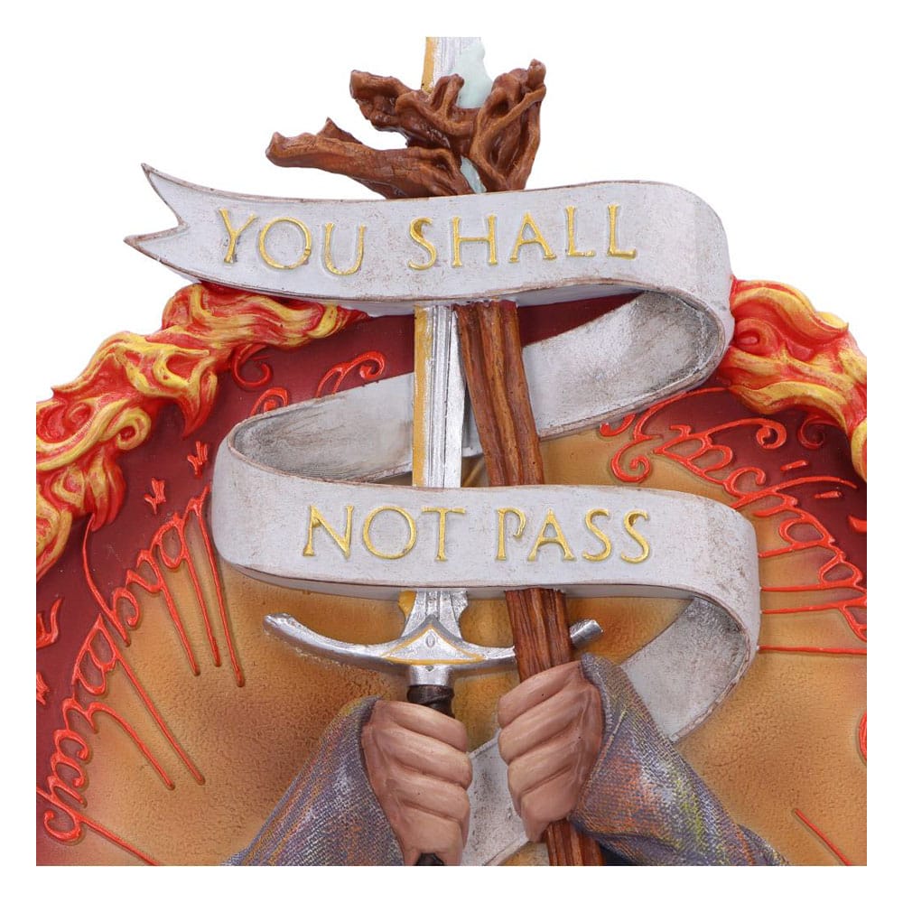 Le Seigneur des Anneaux décoration murale You Shall Not Pass 30 cm