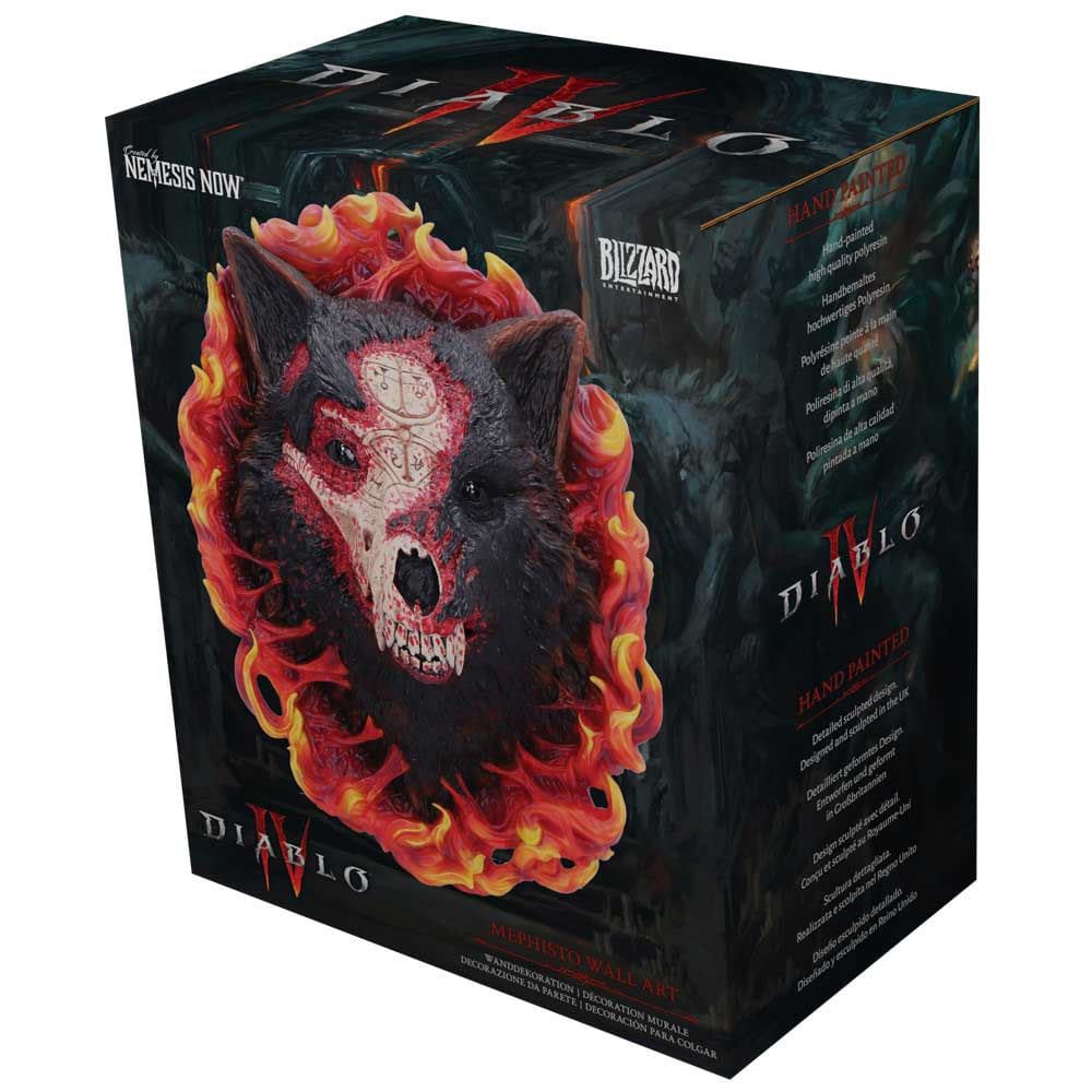 Diablo IV décoration murale Mephisto 30 cm